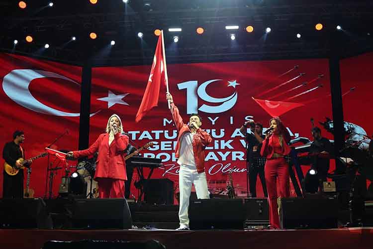 Samsun'da 19 Mayıs Böyle Kutlandı